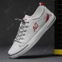 Casual Shoes - Flat Casual Handmade Men's Shoes Personality Korean Style All-match Driving Shoes