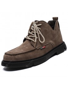 Large Size Pigskin Men Boots