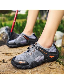 Men Large Size Mesh Shoes Sports Running Footwear Breathable Outdoor Hiking Shoes