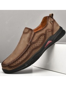 Men Leather Comfy Casual Shoes