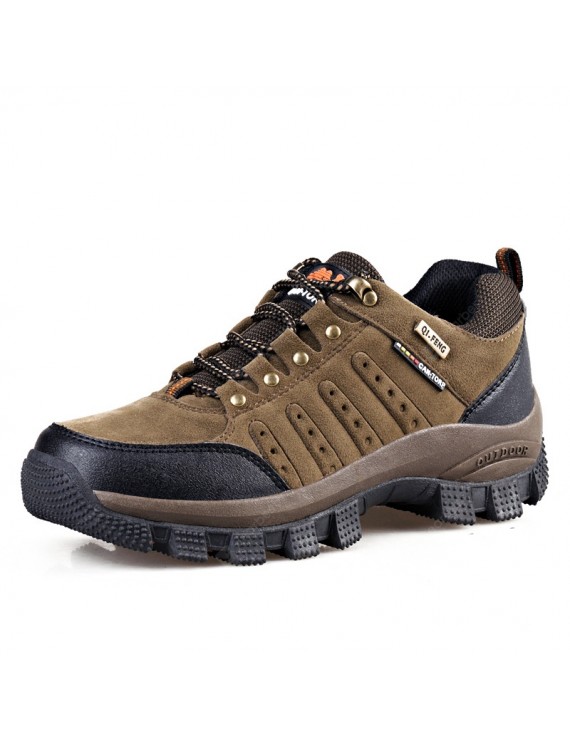 Casual Shoes - Spring And Winter Outdoor Climbing Shoes Men And Women Shoes Waterproof Hiking Shoes Large Size Shoes