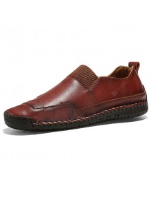 Large Size Sewing Sole Handmade Men Casual Shoes