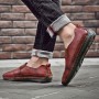 Flats & Loafers - Large Size Sewing Sole Handmade Men Casual Shoes