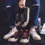 Flats & Loafers - Men Breathable Canvas Shoes Solid Color Round Toe Flat Heel Casual Footwear