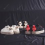 Flats & Loafers - Men Breathable Canvas Shoes Solid Color Round Toe Flat Heel Casual Footwear