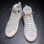 Flats & Loafers - Men Shoes Trend Umbrella Cloth Breathable Lace-Up Round Toe Casual Footwear