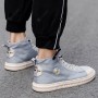 Flats & Loafers - Men Shoes Trend Umbrella Cloth Breathable Lace-Up Round Toe Casual Footwear