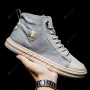 Flats & Loafers - Men Shoes Trend Umbrella Cloth Breathable Lace-Up Round Toe Casual Footwear