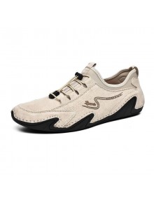 Men's Causal Shoes Men's Fashion Leather Shoes Peas Shoes