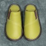 Winter Neutral Cowhide Leather Slippers For Men And Women Young Middle-aged Chinese-style Jacket Elderly Baotou Toe Slippers
