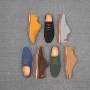 Dress Shoes - Business Casual Men's Matte Suede Shoes with Oxford Sole Male Shoes
