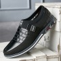 Dress Shoes - Men Casual Shoes First Layer Cowhide Leather Large Size Breathable