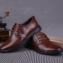 Dress Shoes - Men's British Casual Shoes Business Pointed Toe Dress Shoes