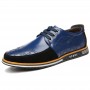 Dress Shoes - Men's Fashion Business Casual Leather Shoes Lace Up Soft Shoes