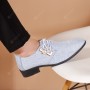 Dress Shoes - Summer Men's Large Size Breathable Cloth Dress Leather Shoes