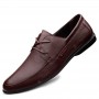 Summer Trend Fashion Business Men's Top Layer Cowhide Leather Shoes Casual Soft-soled Driving Shoes