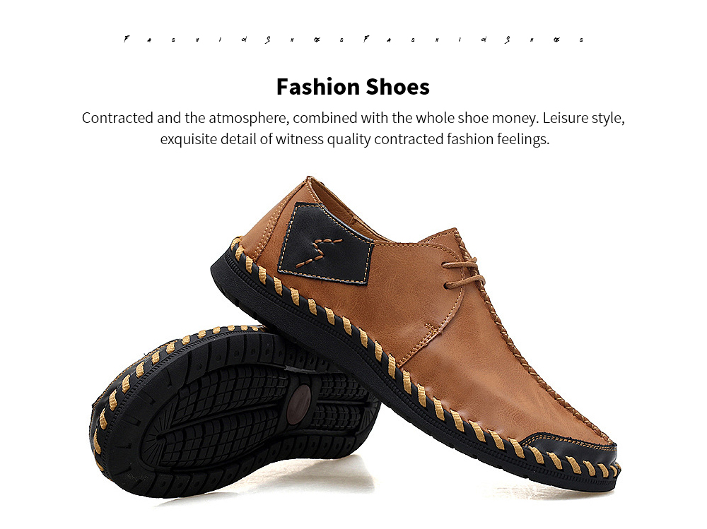 Men's Leather Breathable Lazy Casual Single Shoes Rubber Bag Skates - Red Brown 12139 42 Men's Leather Breathable Lazy Casual Single Shoes Rubber Bag Skates - Red Brown 12139 42