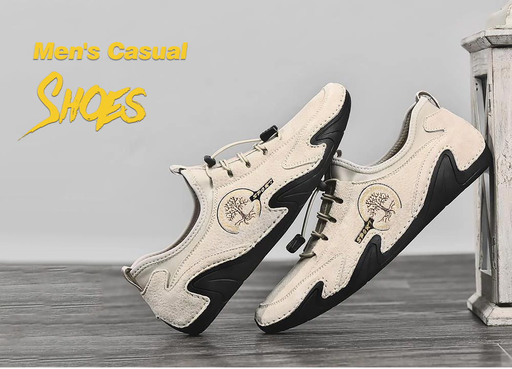 Men Octopus Large Size Soft Sole Casual Footwear Business Breathable Retro Male Shoes - Beige EU 48 Men Octopus Large Size Soft Sole Casual Footwear Business Breathable Retro Male Shoes - Beige EU 48
