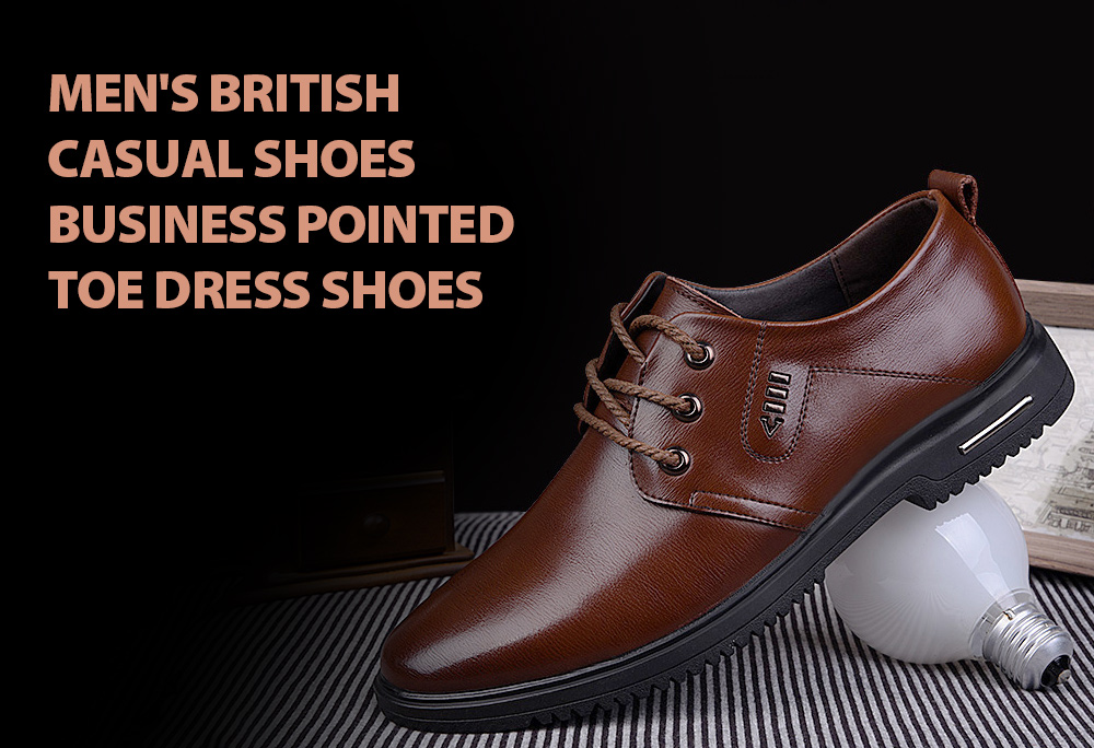 Men's Winter British Style Increased Height Casual Shoes Men's Winter British Style Increased Height Casual Shoes