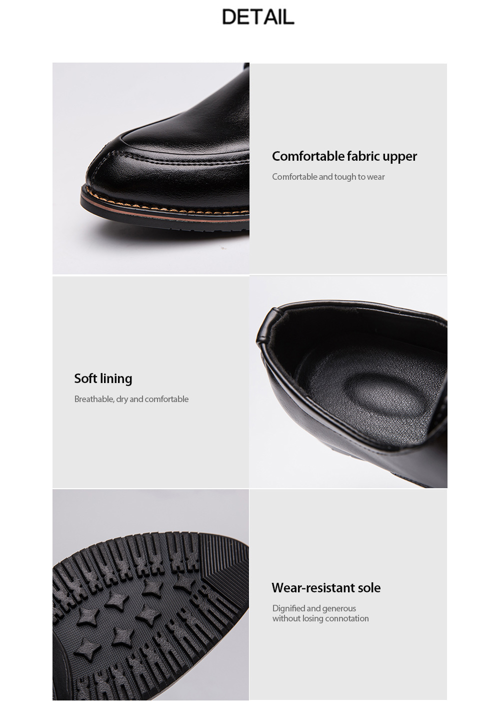 British Style Men's Shoes details British Style Men's Shoes details